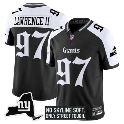 Men's New York Giants 'Gothic Gotham Edition' Vapor Limited Jersey - All Stitched NYG_KDZ - KINDOZY