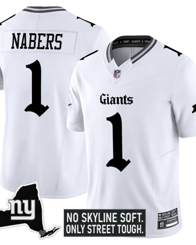 Men's New York Giants 'Gothic Gotham Edition' Vapor Limited Jersey - All Stitched NYG_KDZ - KINDOZY