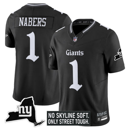 Men's New York Giants 'Gothic Gotham Edition' Vapor Limited Jersey - All Stitched NYG_KDZ - KINDOZY