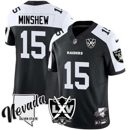 Men's Raiders 2024 Vapor Limited Jersey - 65th Anniversary - All Stitched LVRAI_KDZ - KINDOZY