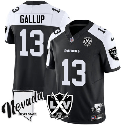 Men's Raiders 2024 Vapor Limited Jersey - 65th Anniversary - All Stitched LVRAI_KDZ - KINDOZY
