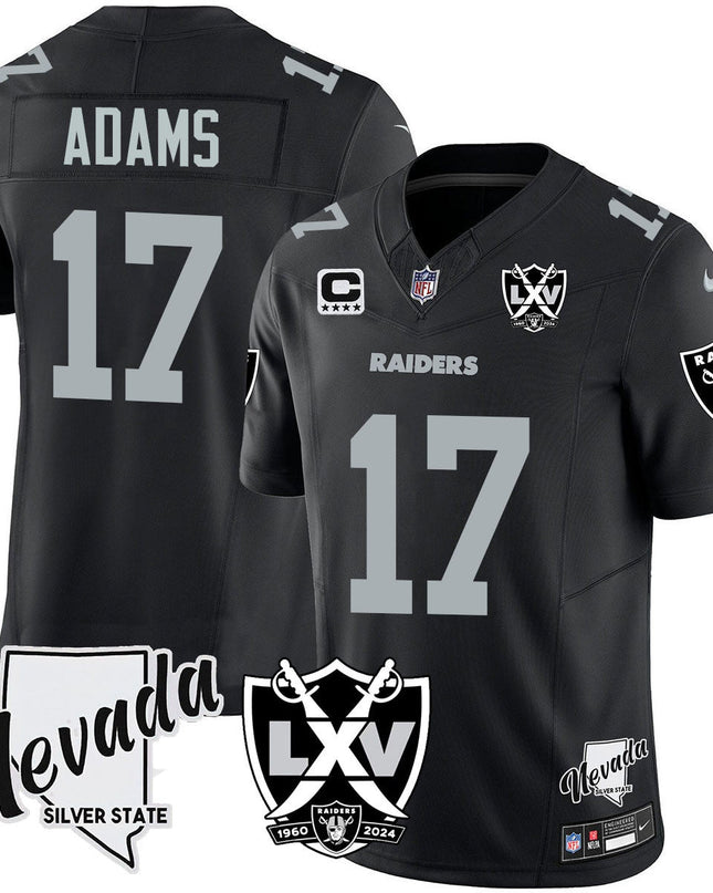 Men's Raiders 2024 Vapor Limited Jersey - 65th Anniversary - All Stitched LVRAI_KDZ - KINDOZY