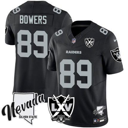 Men's Raiders 2024 Vapor Limited Jersey - 65th Anniversary - All Stitched LVRAI_KDZ - KINDOZY