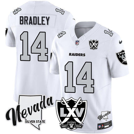 Men's Raiders 2024 Vapor Limited Jersey - 65th Anniversary - All Stitched LVRAI_KDZ - KINDOZY