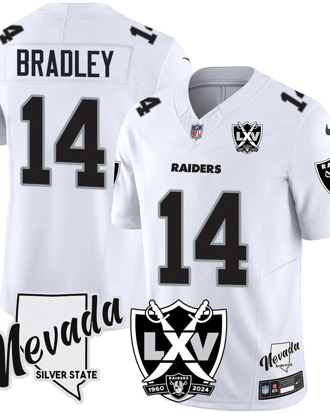 Men's Raiders 2024 Vapor Limited Jersey - 65th Anniversary - All Stitched LVRAI_KDZ - KINDOZY
