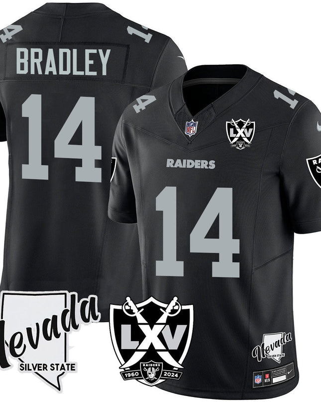 Men's Raiders 2024 Vapor Limited Jersey - 65th Anniversary - All Stitched LVRAI_KDZ - KINDOZY
