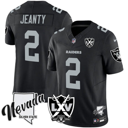 Men's Raiders 2025 Vapor Limited Jersey - 65th Anniversary - All Stitched LVRAI_KDZ - KINDOZY