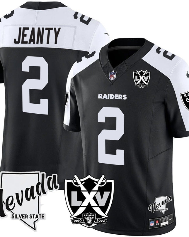 Men's Raiders 2025 Vapor Limited Jersey - 65th Anniversary - All Stitched LVRAI_KDZ - KINDOZY