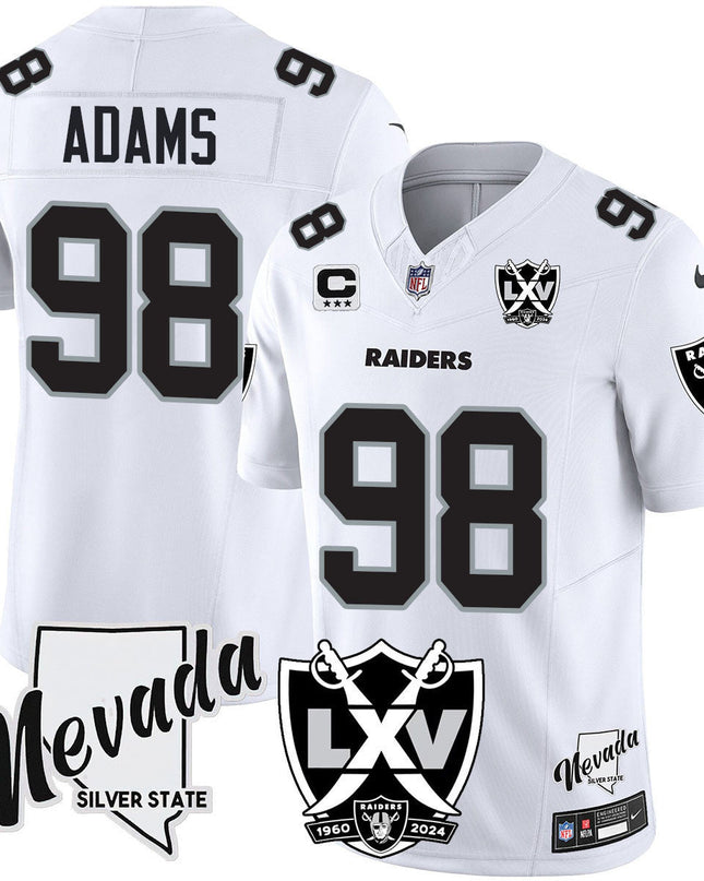 Men's Raiders 2025 Vapor Limited Jersey - 65th Anniversary - All Stitched LVRAI_KDZ - KINDOZY