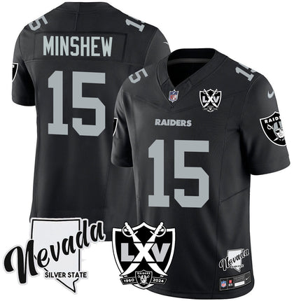 Men's Raiders 2025 Vapor Limited Jersey - 65th Anniversary - All Stitched LVRAI_KDZ - KINDOZY