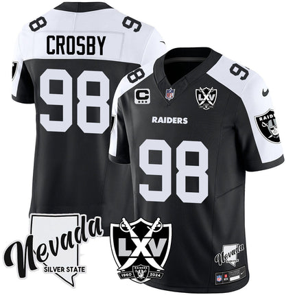 Men's Raiders 2025 Vapor Limited Jersey - 65th Anniversary - All Stitched LVRAI_KDZ - KINDOZY