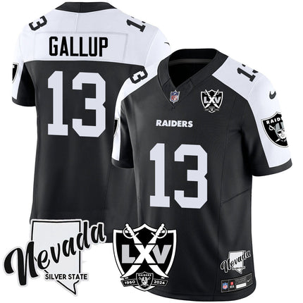 Men's Raiders 2025 Vapor Limited Jersey - 65th Anniversary - All Stitched LVRAI_KDZ - KINDOZY