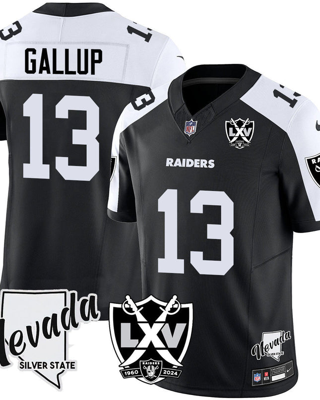 Men's Raiders 2025 Vapor Limited Jersey - 65th Anniversary - All Stitched LVRAI_KDZ - KINDOZY