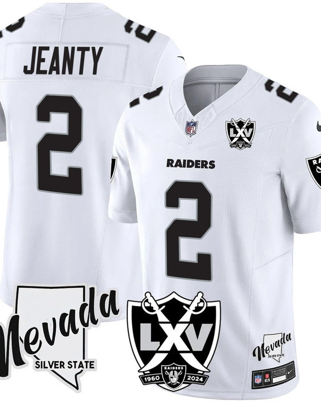 Men's Raiders 2025 Vapor Limited Jersey - 65th Anniversary - All Stitched LVRAI_KDZ - KINDOZY