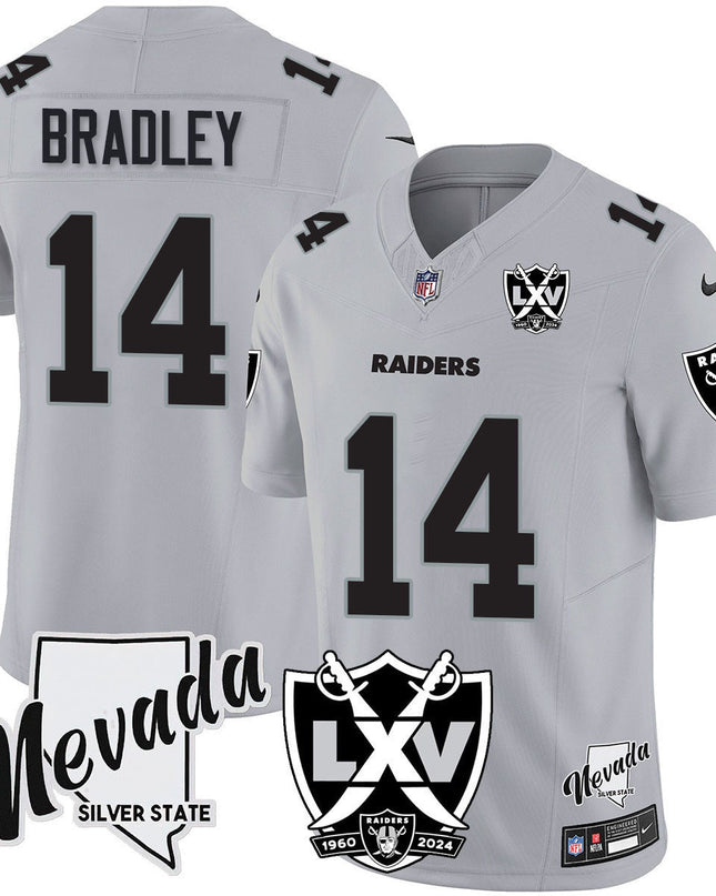 Men's Raiders 2025 Vapor Limited Jersey - 65th Anniversary - All Stitched LVRAI_KDZ - KINDOZY