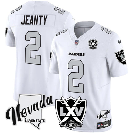 Men's Raiders 2025 Vapor Limited Jersey - 65th Anniversary - All Stitched LVRAI_KDZ - KINDOZY