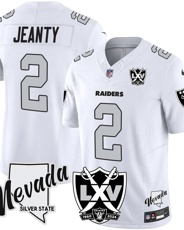 Men's Raiders 2025 Vapor Limited Jersey - 65th Anniversary - All Stitched LVRAI_KDZ - KINDOZY