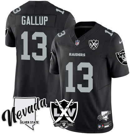 Men's Raiders 2025 Vapor Limited Jersey - 65th Anniversary - All Stitched LVRAI_KDZ - KINDOZY