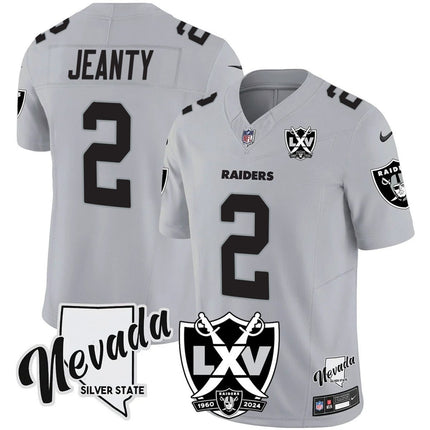 Men's Raiders 2025 Vapor Limited Jersey - 65th Anniversary - All Stitched LVRAI_KDZ - KINDOZY