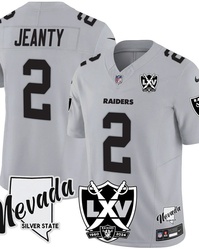 Men's Raiders 2025 Vapor Limited Jersey - 65th Anniversary - All Stitched LVRAI_KDZ - KINDOZY