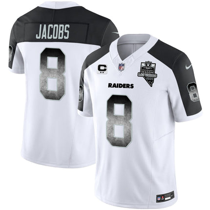 Men's Raiders Arch Smoke Vapor Jersey - All Stitched LVRAI_KDZ - KINDOZY