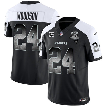 Men's Raiders Arch Smoke Vapor Jersey - All Stitched LVRAI_KDZ - KINDOZY