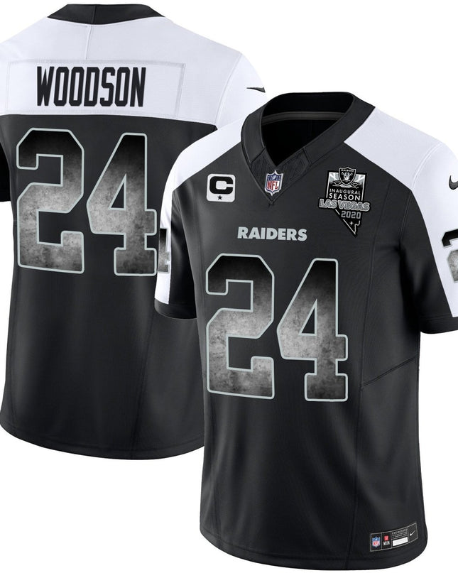Men's Raiders Arch Smoke Vapor Jersey - All Stitched LVRAI_KDZ - KINDOZY