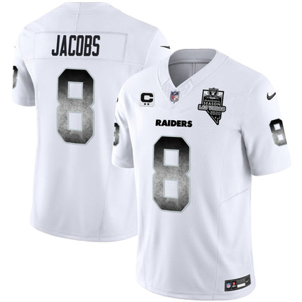 Men's Raiders Arch Smoke Vapor Jersey - All Stitched LVRAI_KDZ - KINDOZY