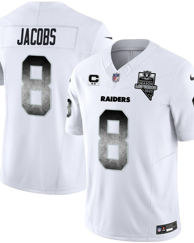 Men's Raiders Arch Smoke Vapor Jersey - All Stitched LVRAI_KDZ - KINDOZY