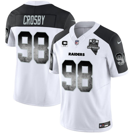 Men's Raiders Arch Smoke Vapor Jersey - All Stitched LVRAI_KDZ - KINDOZY