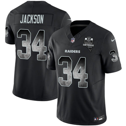 Men's Raiders Arch Smoke Vapor Jersey - All Stitched LVRAI_KDZ - KINDOZY