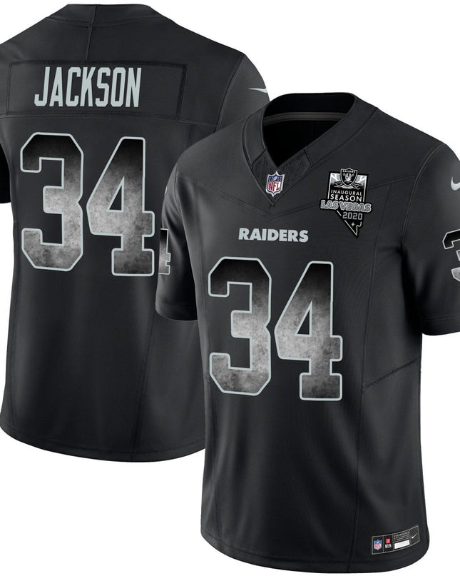 Men's Raiders Arch Smoke Vapor Jersey - All Stitched LVRAI_KDZ - KINDOZY