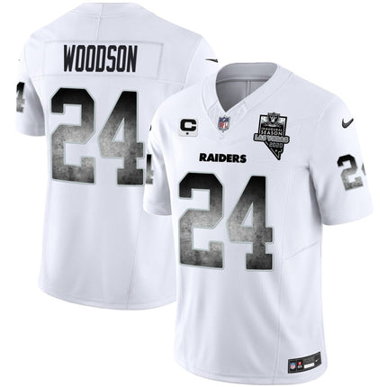 Men's Raiders Arch Smoke Vapor Jersey - All Stitched LVRAI_KDZ - KINDOZY