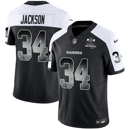 Men's Raiders Arch Smoke Vapor Jersey - All Stitched LVRAI_KDZ - KINDOZY