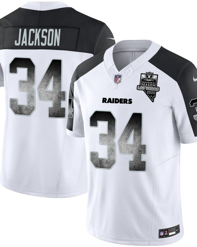 Men's Raiders Arch Smoke Vapor Jersey - All Stitched LVRAI_KDZ - KINDOZY