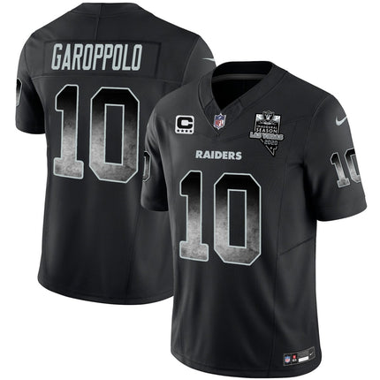 Men's Raiders Arch Smoke Vapor Jersey - All Stitched LVRAI_KDZ - KINDOZY