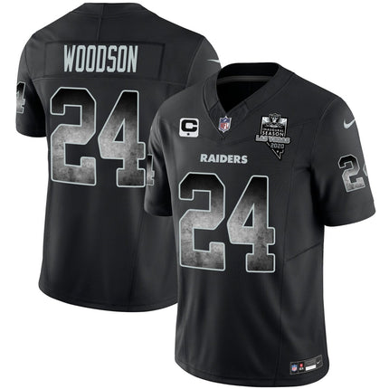 Men's Raiders Arch Smoke Vapor Jersey - All Stitched LVRAI_KDZ - KINDOZY