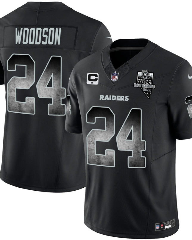Men's Raiders Arch Smoke Vapor Jersey - All Stitched LVRAI_KDZ - KINDOZY