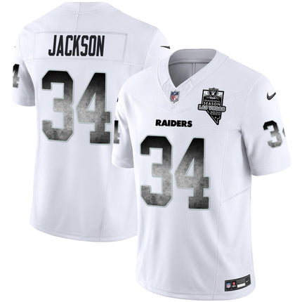 Men's Raiders Arch Smoke Vapor Jersey - All Stitched LVRAI_KDZ - KINDOZY