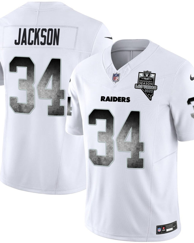 Men's Raiders Arch Smoke Vapor Jersey - All Stitched LVRAI_KDZ - KINDOZY