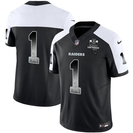 Men's Raiders Arch Smoke Vapor Jersey - All Stitched LVRAI_KDZ - KINDOZY