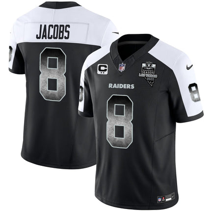 Men's Raiders Arch Smoke Vapor Jersey - All Stitched LVRAI_KDZ - KINDOZY
