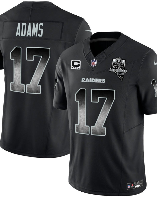 Men's Raiders Arch Smoke Vapor Jersey - All Stitched LVRAI_KDZ - KINDOZY