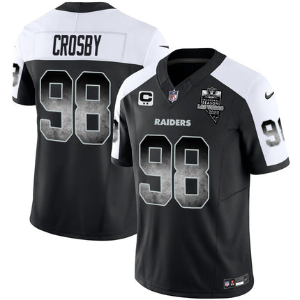 Men's Raiders Arch Smoke Vapor Jersey - All Stitched LVRAI_KDZ - KINDOZY