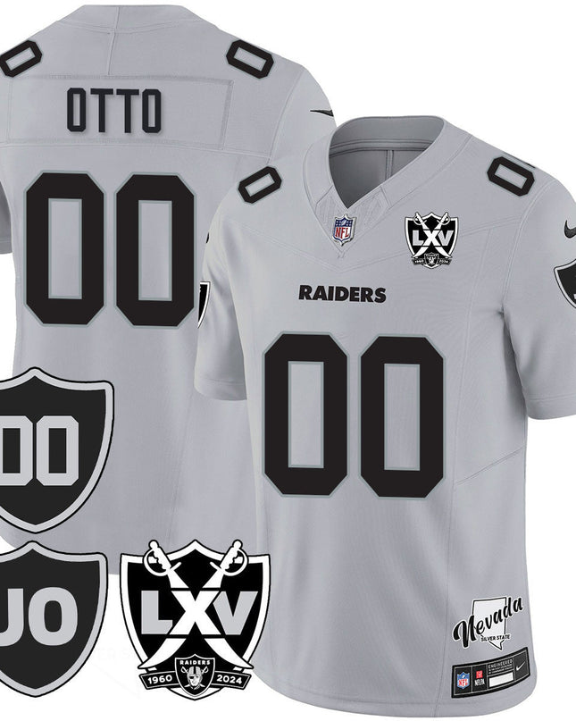 Men's Raiders Vapor Limited Jersey - All Stitched - Honor Jim Otto LVRAI_KDZ - KINDOZY