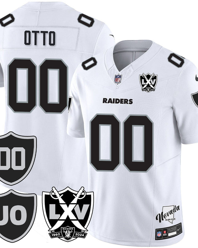 Men's Raiders Vapor Limited Jersey - All Stitched - Honor Jim Otto LVRAI_KDZ - KINDOZY