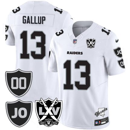 Men's Raiders Vapor Limited Jersey - All Stitched - Honor Jim Otto LVRAI_KDZ - KINDOZY
