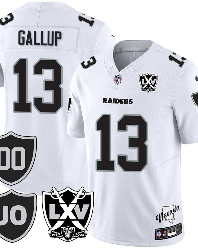 Men's Raiders Vapor Limited Jersey - All Stitched - Honor Jim Otto LVRAI_KDZ - KINDOZY
