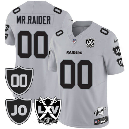 Men's Raiders Vapor Limited Jersey - All Stitched - Honor Jim Otto LVRAI_KDZ - KINDOZY