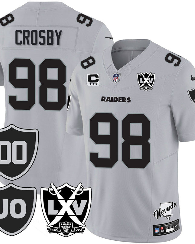 Men's Raiders Vapor Limited Jersey - All Stitched - Honor Jim Otto LVRAI_KDZ - KINDOZY